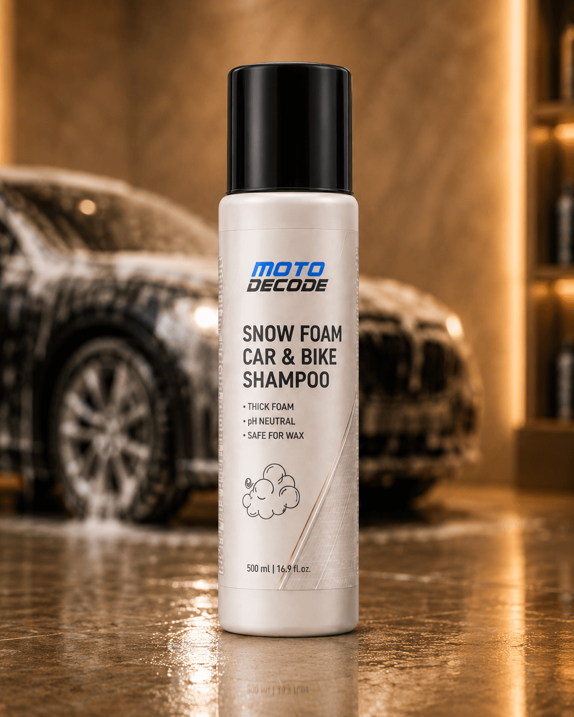 MotoDecode Snow Foam Shampoo